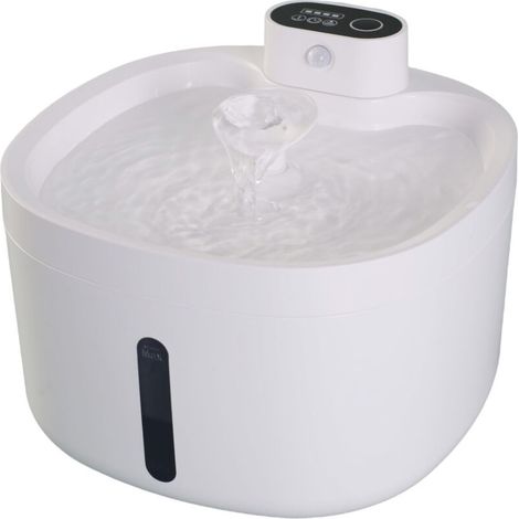 Distributeur d'eau automatique pour animaux de compagnie avec 3 modes de sortie Capacité grande 2.6L Autonomie longue durée-KZQ (1/5)