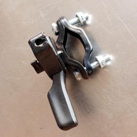 Interrupteur de commande de vitesse du câble d'accélérateur pour machines agricoles, interrupteur d'accélérateur réglable tout en fer pour micro-motoculteurs, pièces de moteurs à essence et à diesel. (1/4)