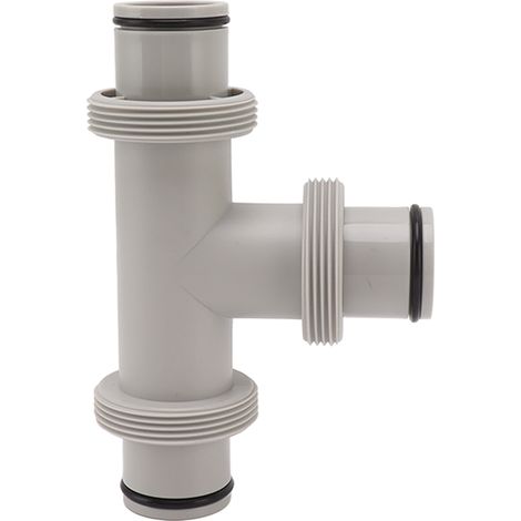 Tuyau de piscine fendu, vanne à piston 2 en 1, tuyau en T, vanne à piston, pièce de rechange pour système de filtration, pompe de piscine, entretien (1/5)