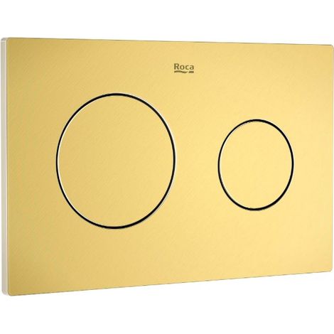 Placa de accionamiento con descarga dual - Duplo One - Roca Acabado: Cobre cepillado (1/4)