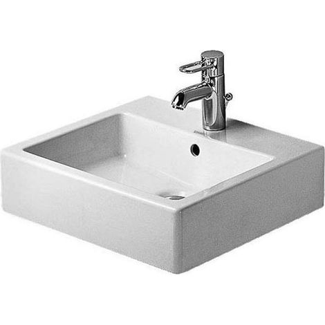 Duravit Vero lavabo 50x47 cm avec 1 trou de robinet blanc (1/6)