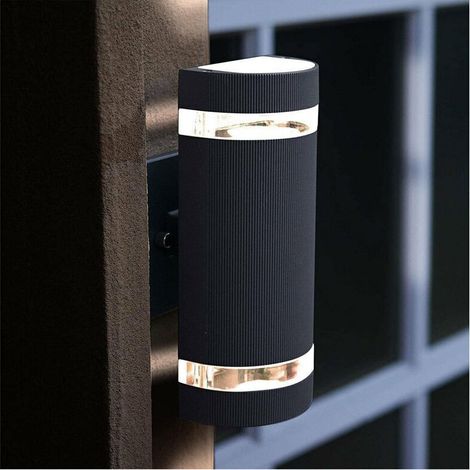 Applique murale extérieure, lampe de jardin étanche, adaptée à la cour, à la terrasse, au jardin, au foyer, au balcon, au porche. (1/5)