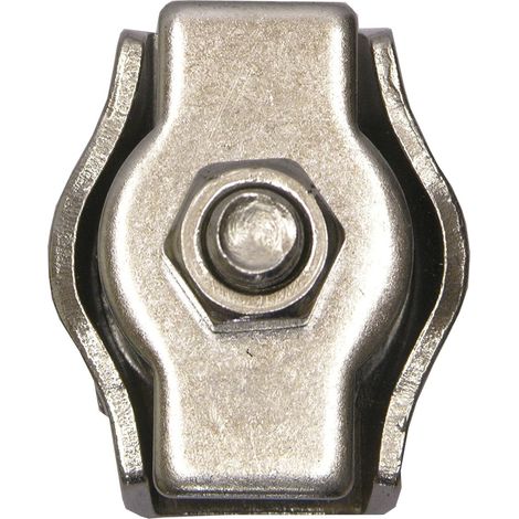 Drahtseilklemme Simplex Seilklemme mit Schraube für ø 6mm Drahtseil A4 Edelstahl