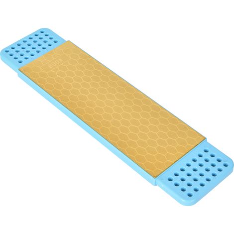 Pierre à aiguiser diamantée haute précision double face, grains 800-1600, pour patins à glace (1/4)