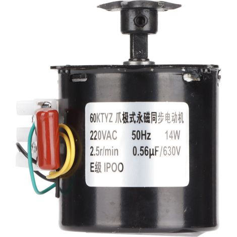 Moteur de retournement automatique des œufs, moteur synchrone pour incubateur, accessoire 220 V (1/5)
