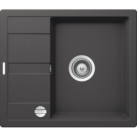 Granitspüle Victory S580.40 - Grau, ab 45er Unterschrank, 580 x 500 mm