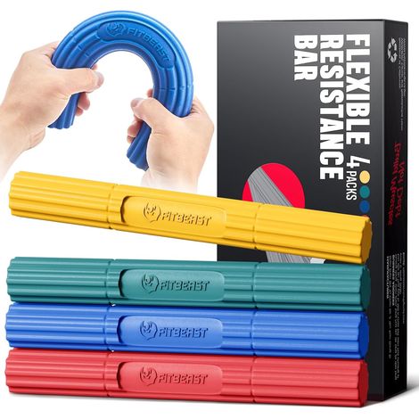 Flex Therapy Bar - Ideal for Relieving Tendonitis Pain and Improving Grip Strength, Fitness Resistance Bar for Golfers, Elbow (1/5)