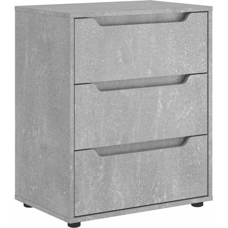 Maison Exclusive - Credenza VISNES Grigio Cemento 60x40x73 cm in Legno Multistrato
