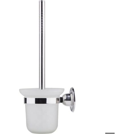 Brosse WC murale en acier inoxydable avec support – Design ergonomique – Installation facile – Pour salles de bains modernes (1/5)