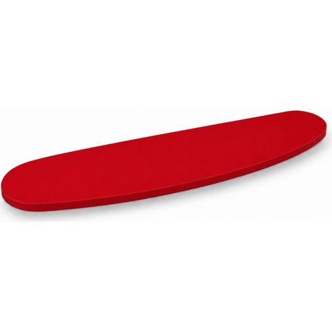 Estante de Pared, Estante Suspendido, Fijación Oculta, Balda de Pared, Kit de Tacos Incluido, Rojo, 90x23x1,8 cm (1/4)