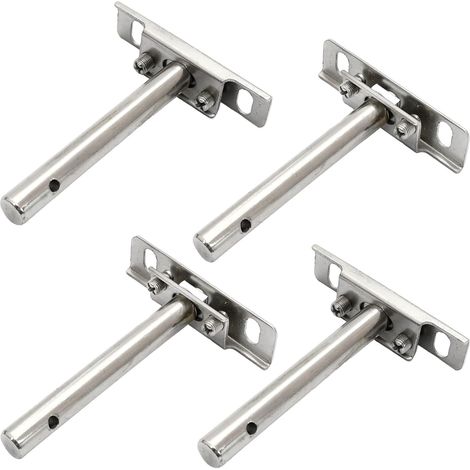 Unsichtbare Wandregalbefestigung, 4-teilige Wandregalhalterung, 93 mm Regalhalterung, unsichtbare Regalhalterung, unsichtbare Regalbefestigung