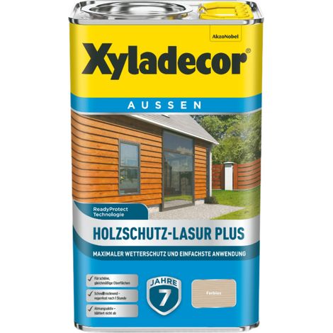 Xyladecor Holzschutz-Lasur Plus, Maximaler Wetterschutz und einfachste Anwendung, Farblos, 2,5 l (1/5)
