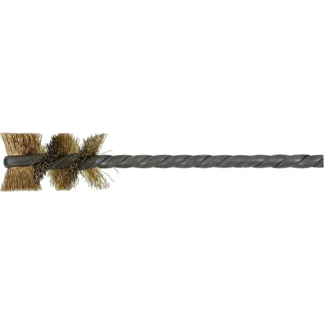 Lessmann Rohrbürste Messingdraht 0,15 mm, Bürsten-⌀ 16 mm