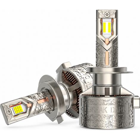 Ampoule LED H3 pour Phare de Voiture, 270 W, 27000 lm, 6500 K, Doré Champagne, REDSEA R36 (1/5)