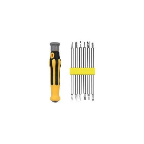 Präzisionsschraubendreher-Set, 6-in-1-Technikschraubendreher-Set, 4 Arten von Multifunktionsschraubendrehern für Haushaltsgeräte, Proidl H282 - Crezuo (1/4)