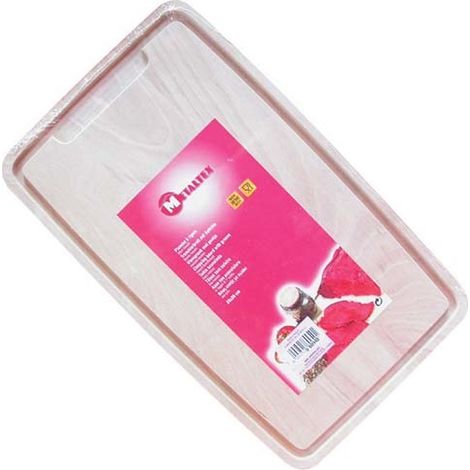 Metaltex tabla de cortar madera 23x39 cm durable (1/2)