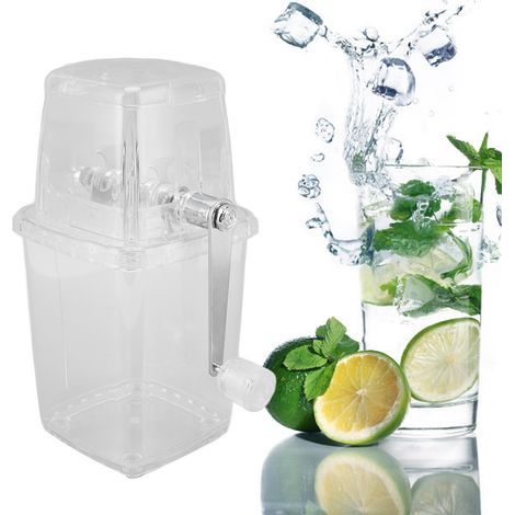 Concasseur Manuel Ice Crusher, Broyeur à Glaçons Transparent Inox Rustproof pour Bar Café Maison Multifunction Portable (1/5)