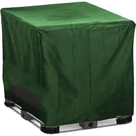 Couvercle de réservoir Ton Barrel IBC,Ton Barrel Cover Couverture d'eau de Pluie Pare-Soleil Capuche de Protection étanche Housse de Protection Ton Barrel Accessoires (48 x 40 x 47in) (1/5)