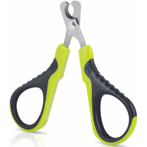 DEESSE SHOP - Coupe-griffes professionnel pour chat, coupe-ongles pour chiot lapin oiseau et petits animaux, ciseaux à ongles incurvés en acier inoxydable, coupe-griffes portable, accessoire chat lapi (1/5)