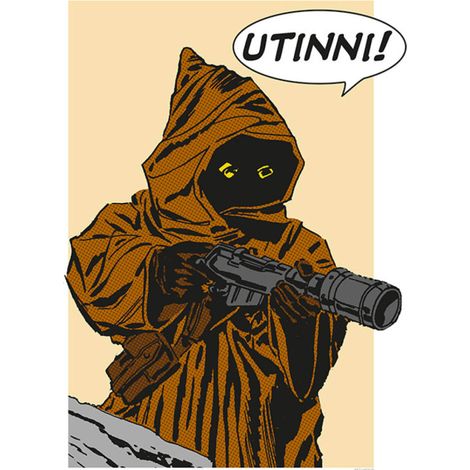 Poster d'art Star Wars Classic Comic Quote Java 30 x 40 cm (1/4)
