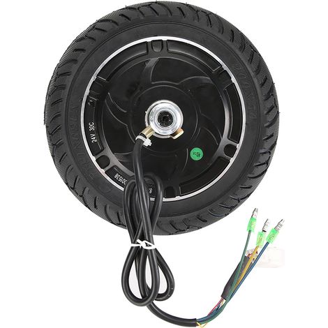 Trottinette électrique 8 pouces avec moteur de moyeu sans balais et pneu plein - Accessoire pour véhicule motorisé (1/5)