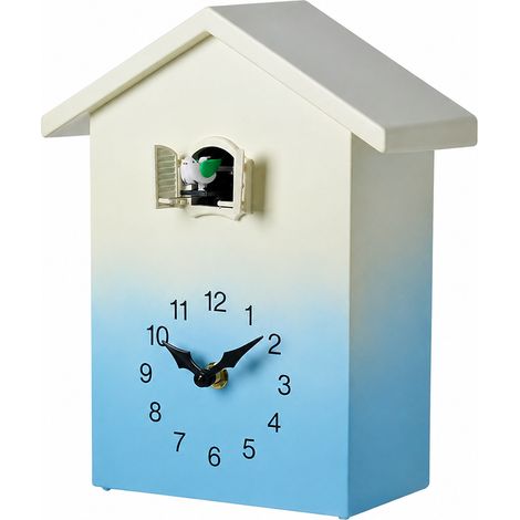 Horloge murale coucou T62 bleue style nordique avec sonnerie horaire et oiseau animé t62 bleu 1 kg – Livraison gratuite