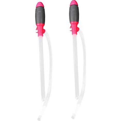 Pompe à Siphon Manuelle Grosse Taille Plastique Lot De 2 Pour Transfert Carburant Eau Huile Automobile Usage Professionnel (1/5)