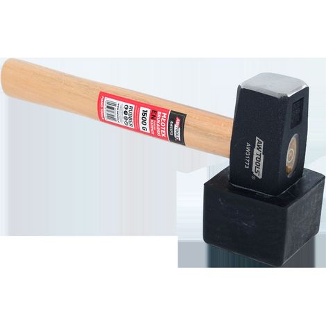 Martello awtools aw31773 1,5 kg 28 cm gomma sostituibile (1/2)