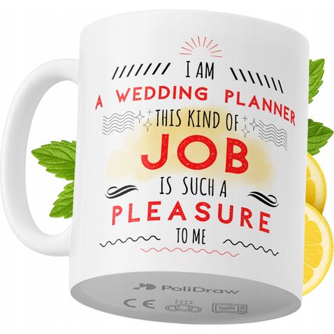 Lustige Tasse für Hochzeitsplaner – Kaffee- oder Teetasse mit witzigem Textdesign – ideal für Geburtstage, Namenstage, Feiertage und besondere Anlässe. Hochwertige Tasse für Zuhause, Büro und Arbeit. 