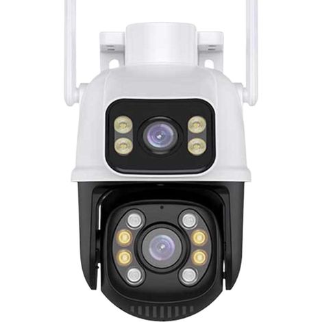 Caméra de Surveillance IP 6MP à Double Objectif avec Wi-FI, Suivi Automatique IA, étanche, Alarme Lumineuse et Fonction antivol.(ADD 32G) (1/5)
