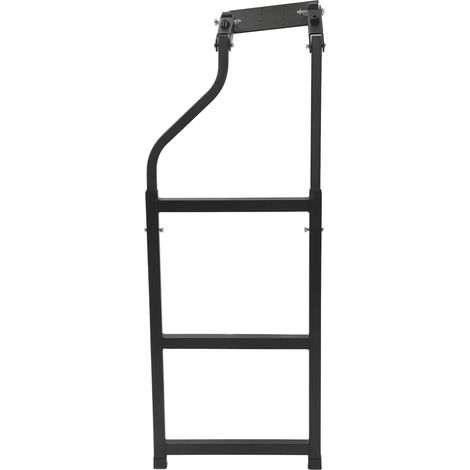 Échelle Universelle pour Hayon de Camionnette, Hauteur Réglable, Marche-pied Arrière Pivotant, Plateforme d'Accès Robuste, Charge Utile Maximale, Conception Pliable pour Ramassage, Acier Renforcé Anti (1/5)