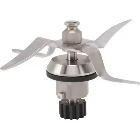 12-Zahn-Edelstahl-Mixermesser für Silvercrest SKMK1200A1 B2, Hochleistungsmesser mit Unterlegscheibe, ideal für Smoothies und Suppen (1/4)