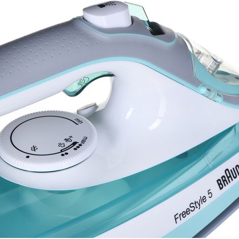 Braun TexStyle 3 SI 5017 GR Dampfbügeleisen 2700W türkis-weiß (1/5)