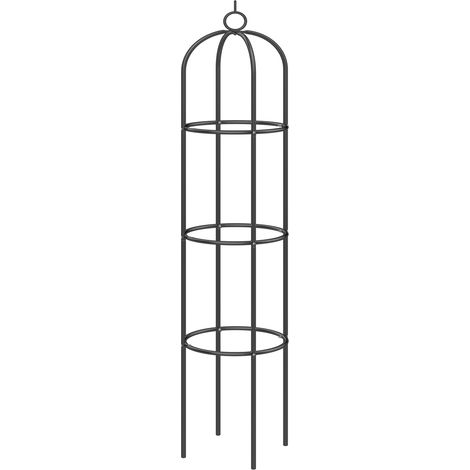Rosenbogen Rosensäule verschiedene Modelle Metall Rankhilfe Rankgitter Garten 1x Rosensäule