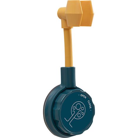 Support douchette ventouse réglable jaune salle de bain (1/5)