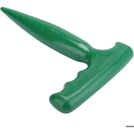 Jardinière - Plastique PP - Graduée Jusqu'à 10 cm - Poignée T Ergonomique - Pour Semis Graines Bulbes - Lot de 3 (1/4)