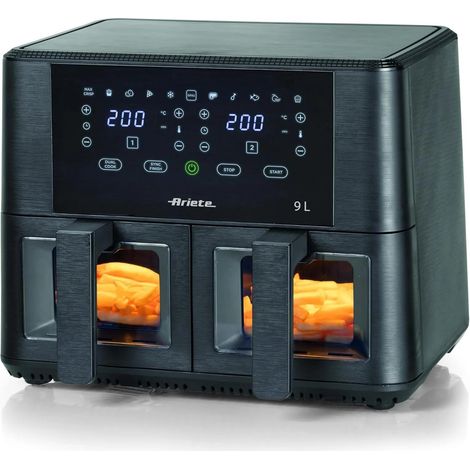 Ariete 4631 Freidora de Aire Doble 9L Negro 2400W