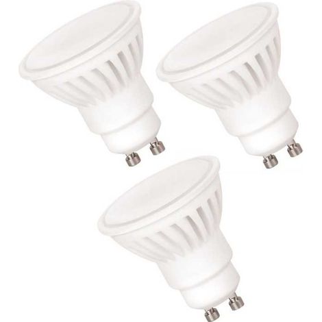 3 Ampoules LED GU10,10W, 920lm, blanc neutre 4000K (1/3)