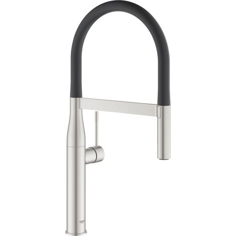 Grohe Einhand-Spültischbatterie ESSENCE DN 15, Metallbrause supersteel 30294DC0 (1/5)