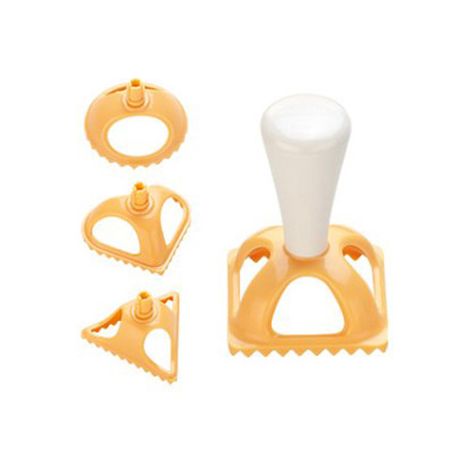 pieces plastic dumpling mold 4 shapes dumpling stamping tool dumpling kitchen tools chinese dumpling (1/4)