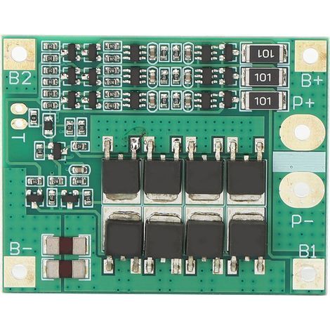 3S 12V 18650 LiPo-Akkuschutzplatine, 25A BMS-Leiterplattenmodul, Zellenausgleich (1/5)
