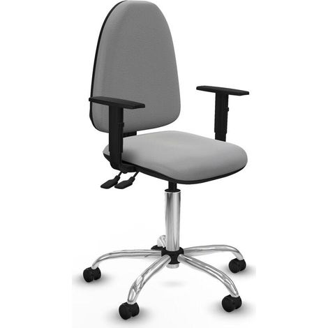 Piqueras y Crespo Aýna Silla de oficina gris claro confortable