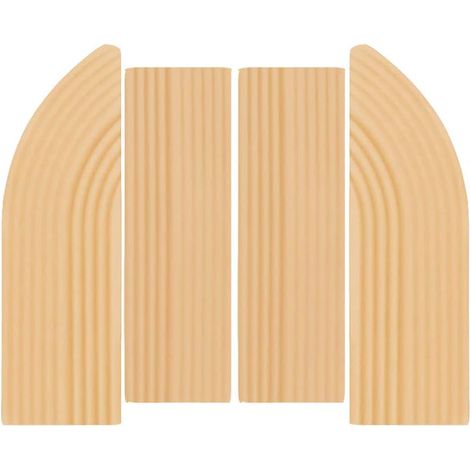 Lot de 4 rampes de seuil en caoutchouc, rampes universelles pour aspirateur robot et fauteuil roulant, adaptées aux seuils de porte et de salle de bain (couleur orange)
