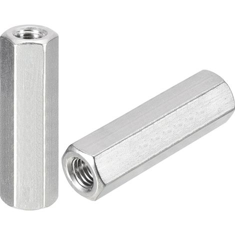 2pcs M10 x 1,5 -Pas 60 mm Longueur Raccord Écrous 304 Inox (1/5)