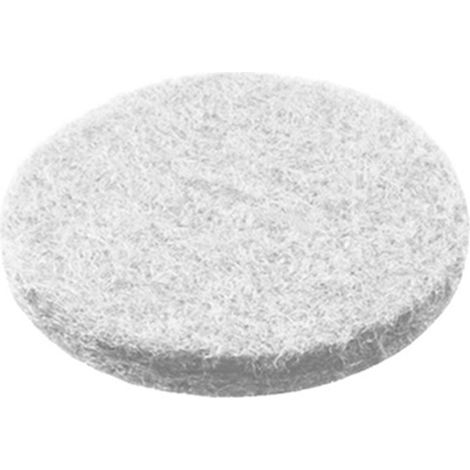 Blisterpackung mit 12 selbstklebenden Filzscheiben. Weiß 18mm 23154 Freund