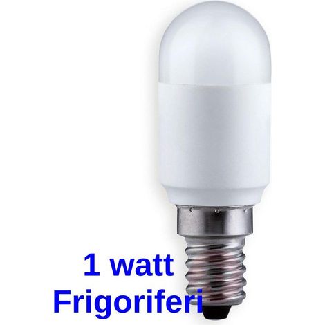 LAMPADINA LED FRIGORIFERO E14 1W 9W FREDDA 6500K