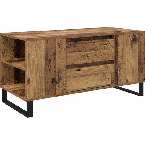 Table basse Bois Ancien 102 x 44,5 x 50 cm Bois d'ingénierie CFW822149 (1/5)