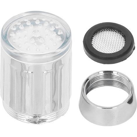 Buse de robinet de robinet lumineuse LED contrle de température de changement de couleur RVB pour accessoires de salle de bain de cuisine. (1/5)