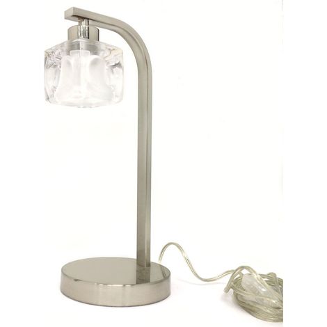 Lampada da tavolo Frame Ona nichel CRISTALRECORD 05-001-21-000