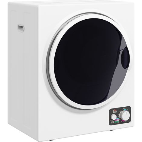 Mini-sèche-linge 4 kg avec 4 programmes, 2 réglages de chaleur, stérilisation jusqu'à 65°C 850W pour les vêtements